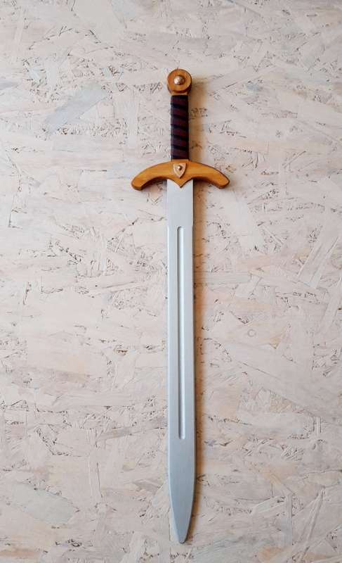 Wooden Medieval Knights/Viking Shield and Sword set
