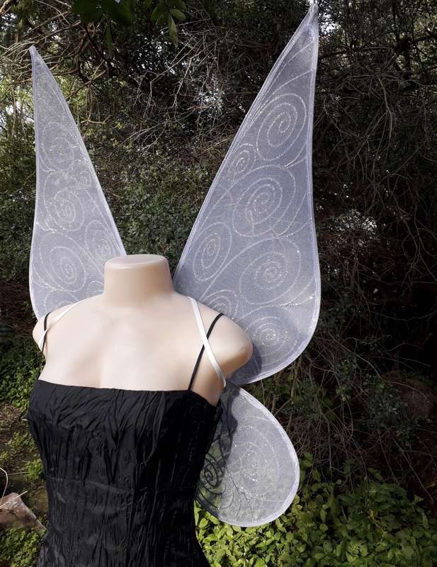 Fairy Wings for Adults in Glitter Tulle Fabric