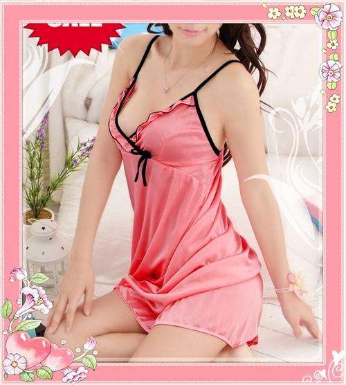 Sexy Lady Pink Mini Dress Lingerie