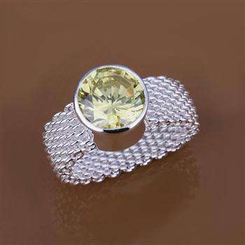 yellow crystal ring