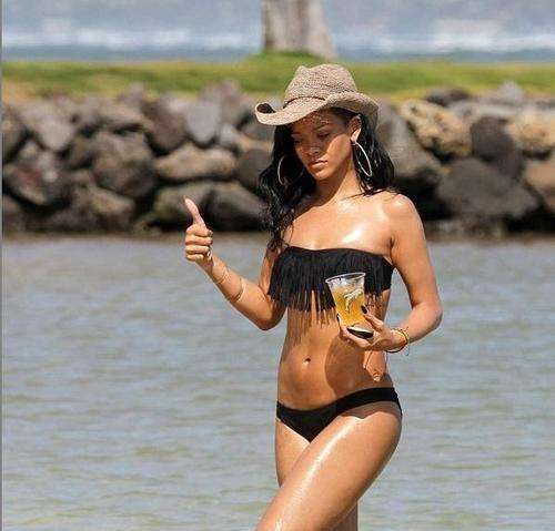 Sexy Summer Celebrities' Choice Fringed Swimwear Bikini with Pad Bra Size M