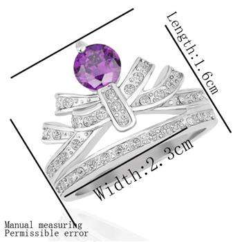 UK's Best Seller Purple Crystal Ring *imported