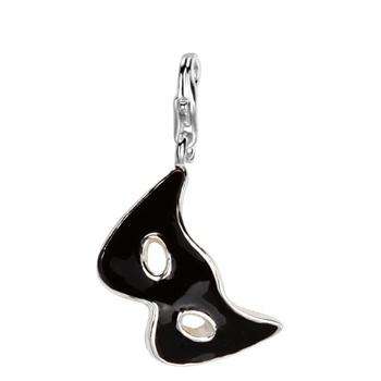 Designer's Silver Mask Ball Charm*imported