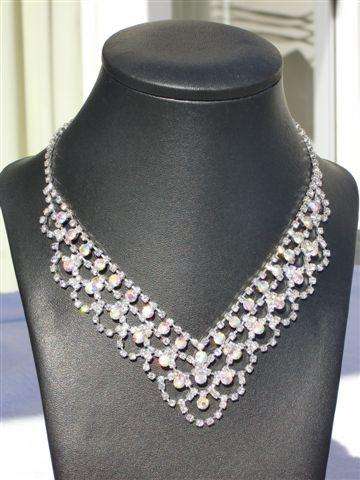 Crystal Diamante Jewellery Set - With Matching Earrings