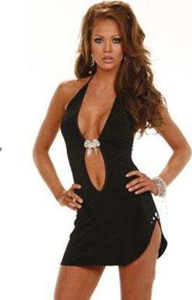 Sexy Diamond Black Dress Lingerie- VALENTINE'S DAY SPECIAL- FREE SHIPPING TILL 14TH FEB 2011