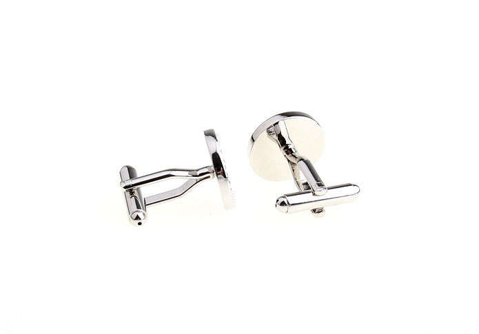 Julius Caesar Crystal Black Luxury Full Circle Cufflinks