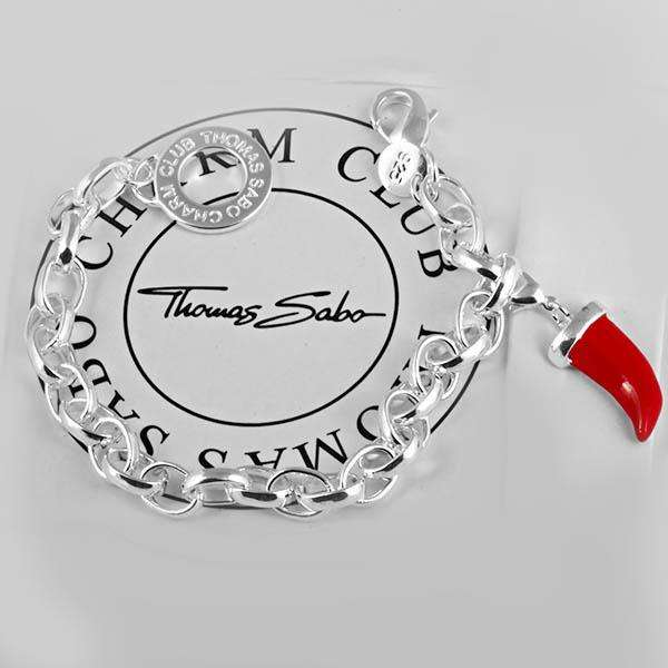 Tomas Sabo Silver bracelet with an Chili Charm*imported