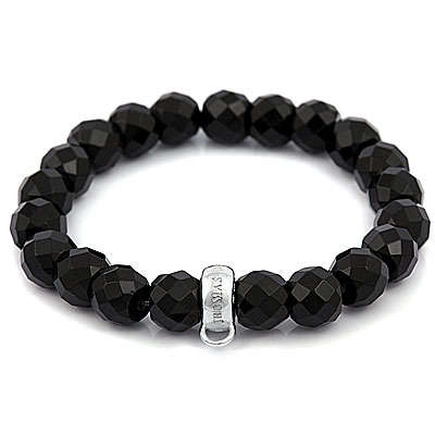 Tomas Silver and Black Crystal bracelet *imported