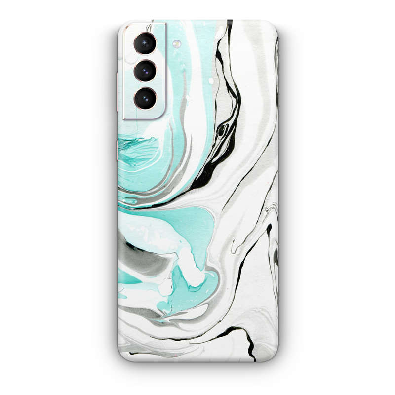 Skins SA Samsung S22 Plus Skin - Swirl Turquoise