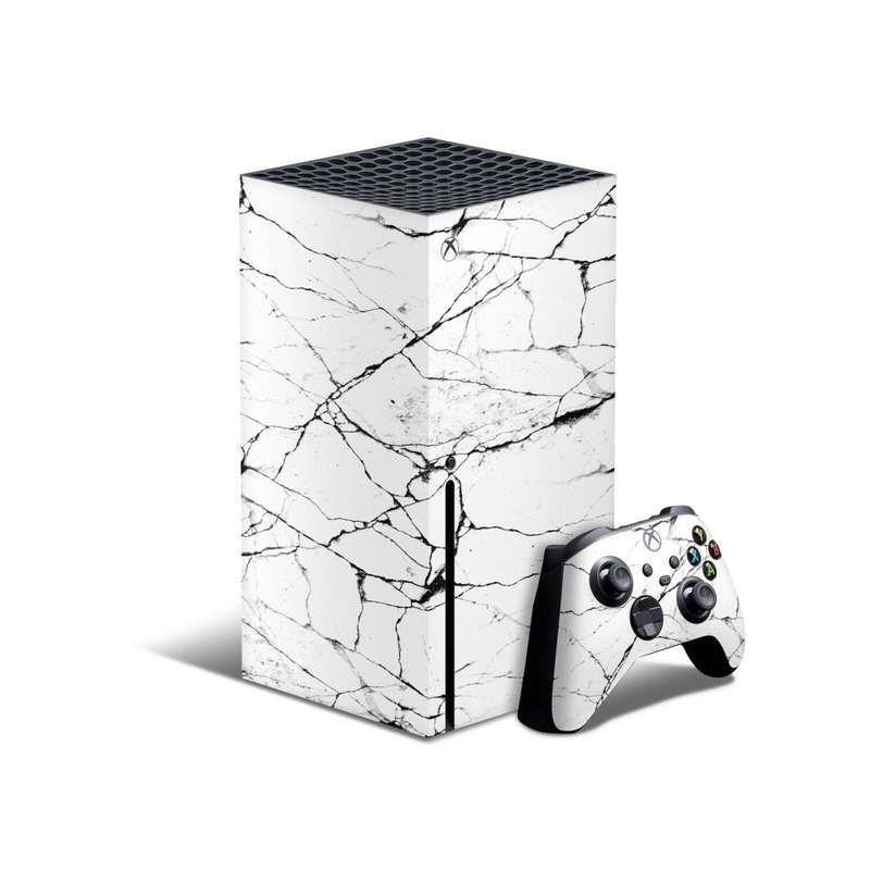 Skins SA Xbox Series X - Marble White Skin