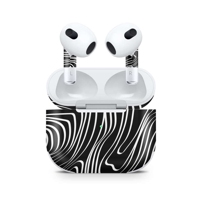 Skins SA Apple AirPod 3rd Gen - Damascus Black Skin
