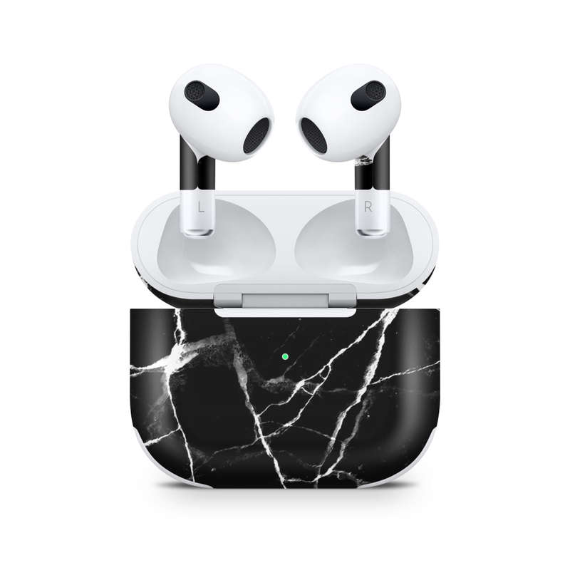 Skins SA Apple AirPod 3rd Gen - Marble Black Skin