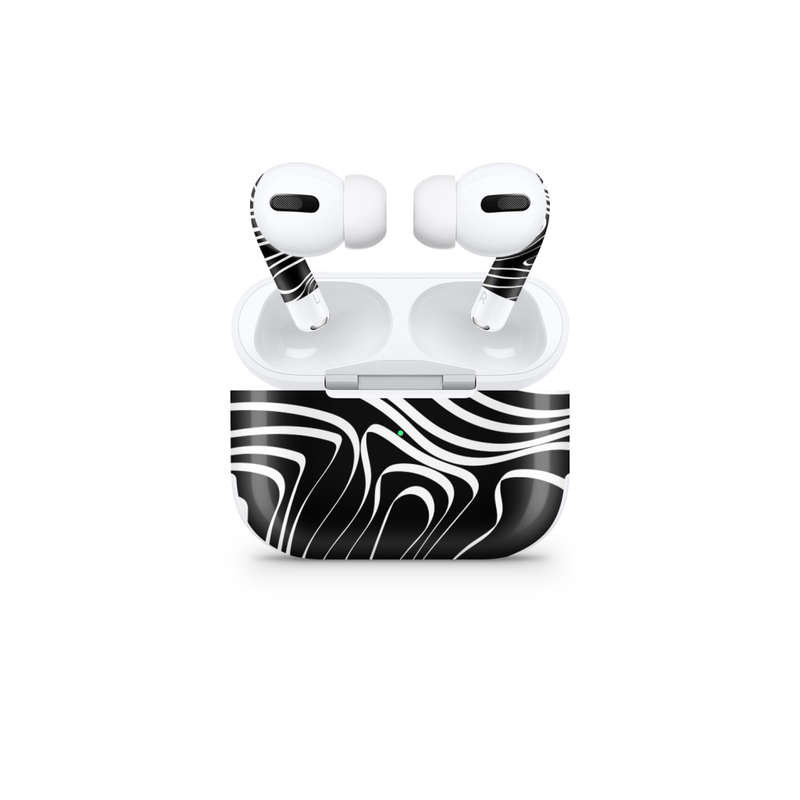Skins SA Apple AirPod Pro 2nd Gen - Damascus Black Skin