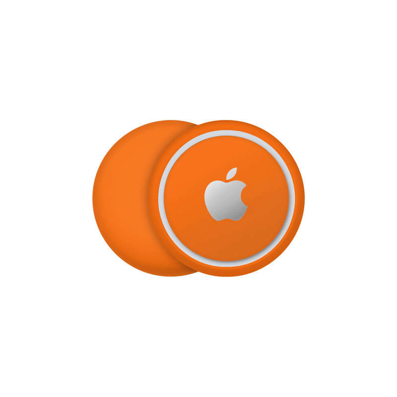 Skins SA Apple AirTag - Matte Orange Skin