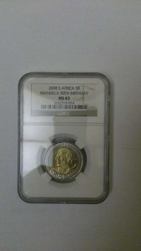Mandela MS63 Birthday Coin