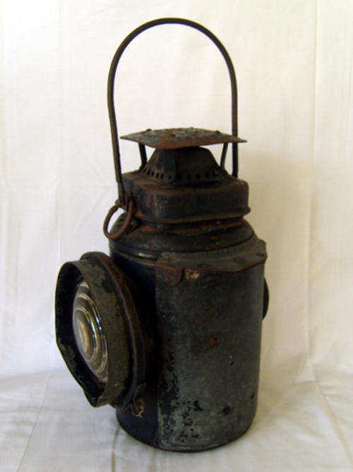 Vintage Railway Lantern Original and Complete