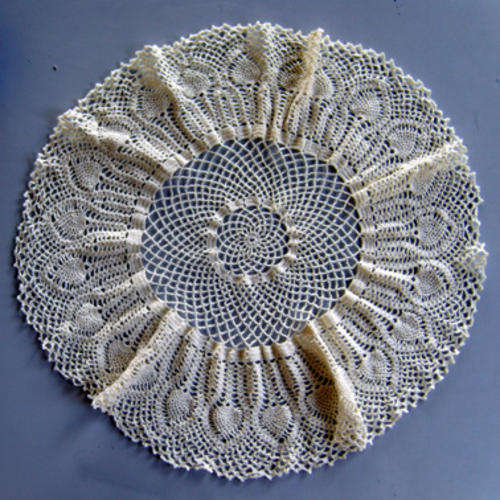 Off White Vintage Crochet Doilie