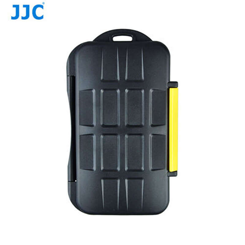 JJC Water-Resistant Extremely tough Memory Card Case MC-4 for 4CF 8XD 8Micro SD Cards