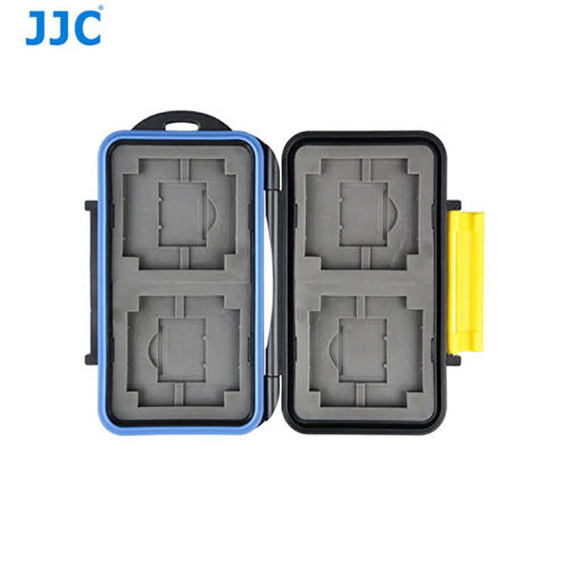 JJC Water-Resistant Extremely tough Memory Card Case MC-4 for 4CF 8XD 8Micro SD Cards