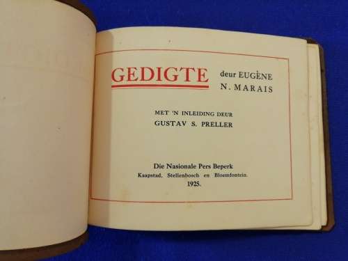 Eugene Marais - Gedigte - First Edition 1925