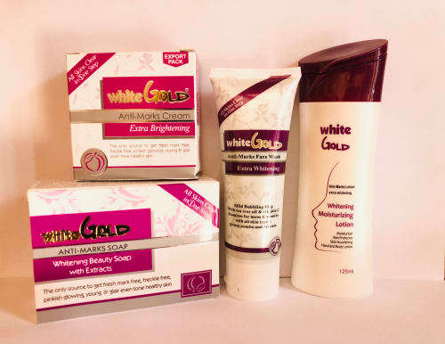 WHITE GOLD Anti Marks Cream Extra Whitening - SUPER Pack (Beware of cheap fakes!)