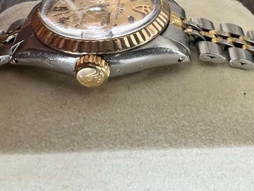 Tudor princess oyster date. 2tone.  25mm.