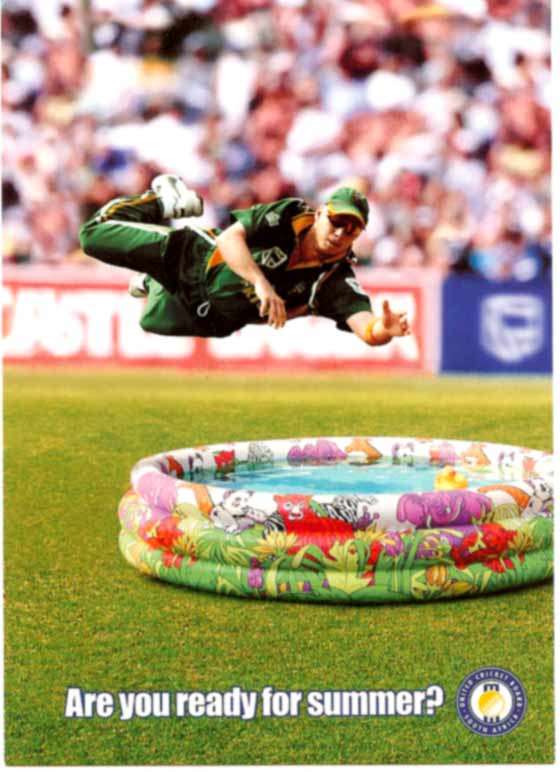 HERSCHELLE GIBBS CRICKET POST CARD