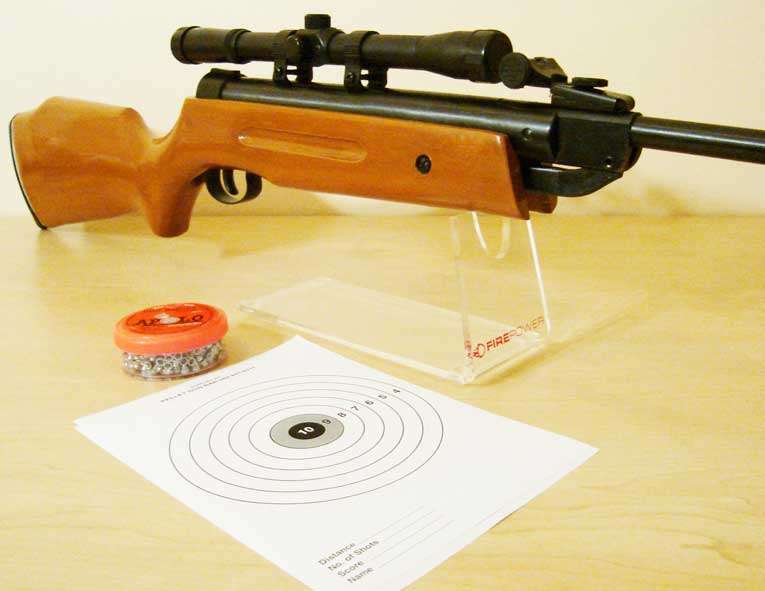 B1 De Lux Air Rifle Kit  Muzzle Velocity with BPA Pellets 687 ft/s