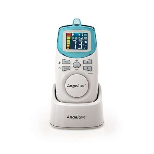 Angelcare Movement And Sound Monitor, Aqua/White