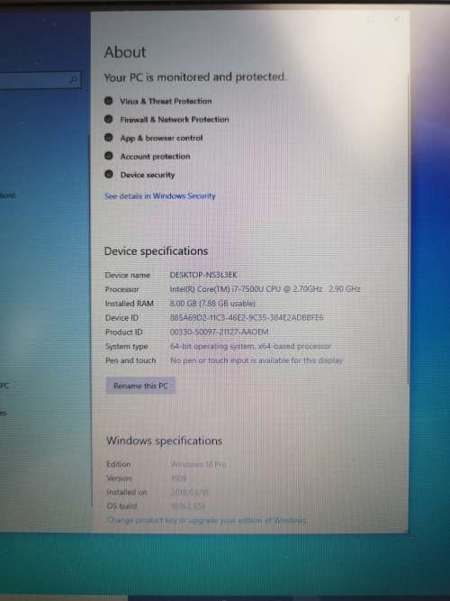 !!BARGAIN!! HP EliteBook 840 G4 - i7 (7th gen) 2.7GHz - 8GB DDR4 - 256GB SSD - 14inch FHD - 4G / LTE