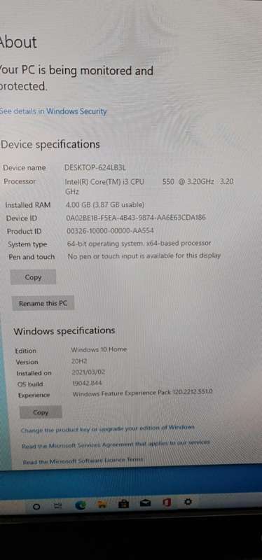 Packard Bell Desktop PC