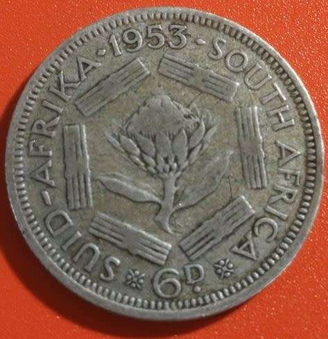 1953 - SA UNION 6 PENCE