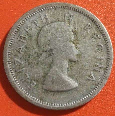 1954 - SA UNION 6 PENCE