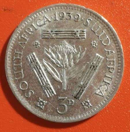 1939 - SA UNION 3 PENCE