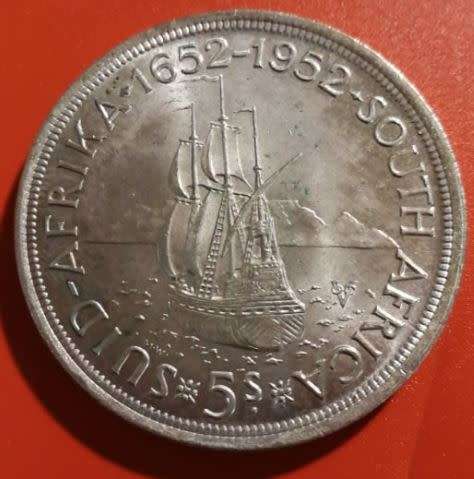 1952 - SA UNION 5 SHILLING