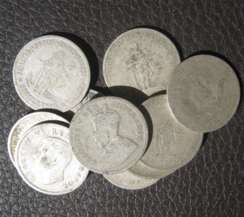 *** lot of 80% union of south africa  1 shillings  ***