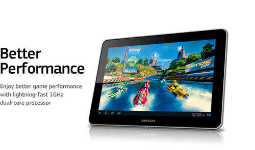 Samsung Galaxy Tab 10.1" 32GB (3G and Wifi) + 10.2" Laptop Bag + Protective Samsung Case