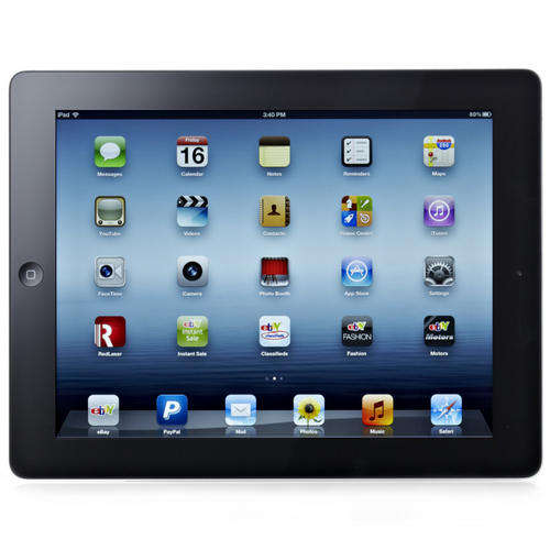Apple iPad 3rd Generation 64GB, Wi-Fi + 4G (Unlocked), 9.7in Black