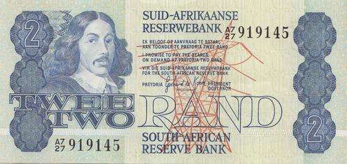 UNC GPC DE KOCK  TWO RAND R2 NOTE