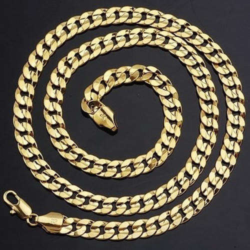 [R1 995.00] 18k SOLID GOLD-FUSION CURB CHAIN