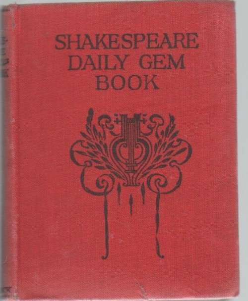 SHAKESPEARE DAILY GEM BOOK (INSCRIPTION DATED 1948)