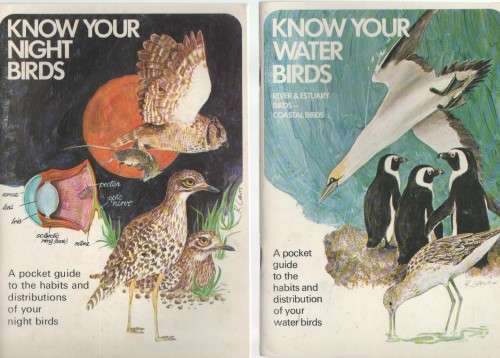 SIX KNOW YOUR NIGHT BIRDS, WATER BIRDS, BIRDS OF PREY, WATER BIRDS, YOUR BIRDS AND GARDEN BIRDS
