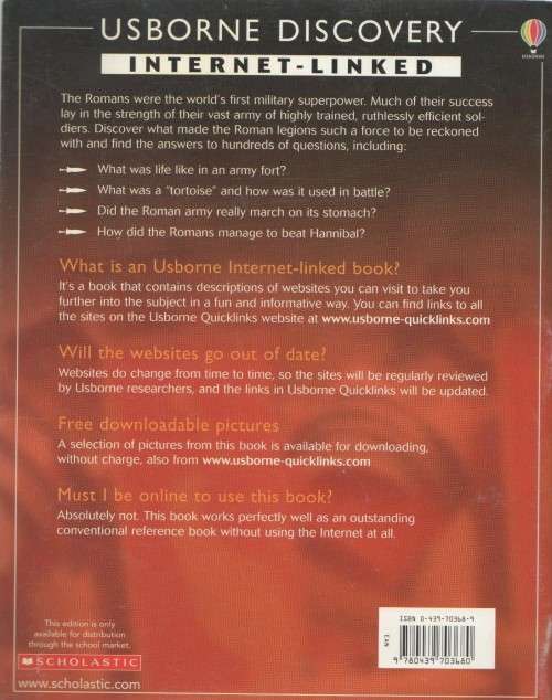 ROMAN ARMY - SCHOLASTIC - RUTH BROCKLEHURST (2004)