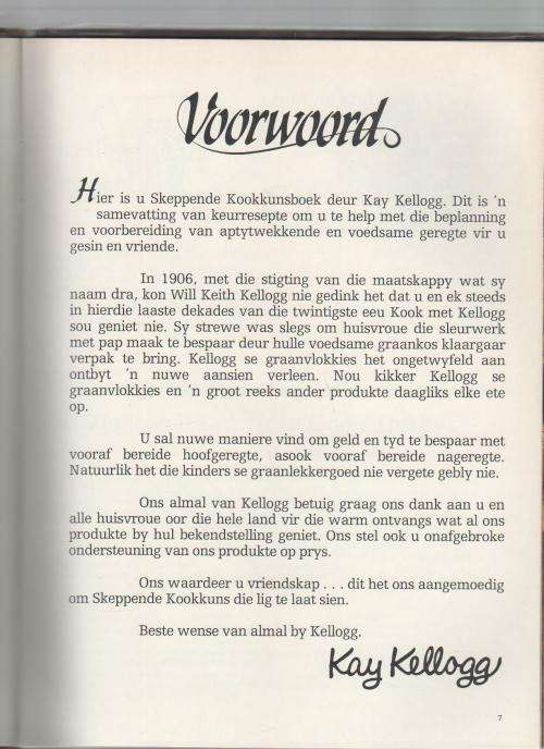 Kay Kellog se Skeppende Kookkuns.