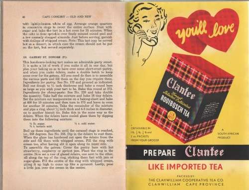 CAPE COOKERY , OLD AND NEW - HILDA GERBER (3 RD EDITION 1955)