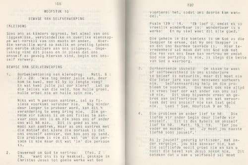 DIE KIND EN SY SELFBEELD, NOMMER 10 - DR O C VERMEULEN  (ONGEDATEERD)