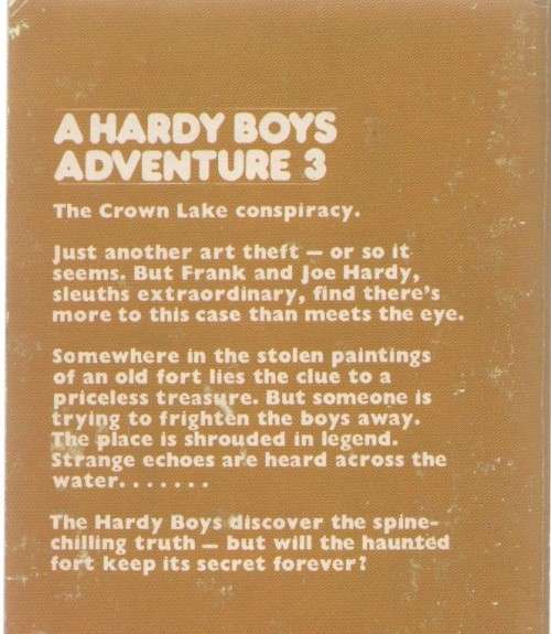 THE HARDY BOYS, THE HAUNTED FORT - FRANKLIN W DIXON (1983)