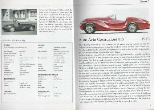 FERRARI ALL THE CARS - LEONARDO ACERBI (2008)