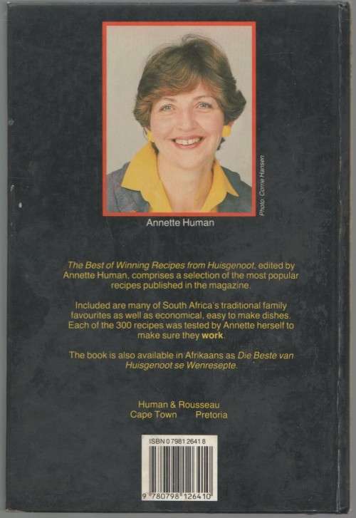 HUISGENOOT: THE BEST WINNING RECIPES - ANNETTE HUMAN (1990)