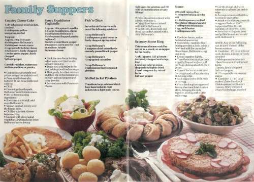 HELLMANN'S REAL MAYONNAISE RECIPE BOOK
